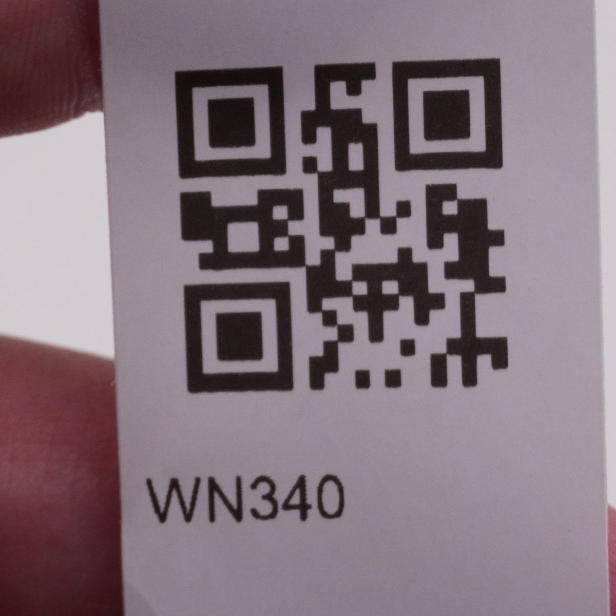 “WN340 QR Code Tag for Inventory and Pricing Solutions”