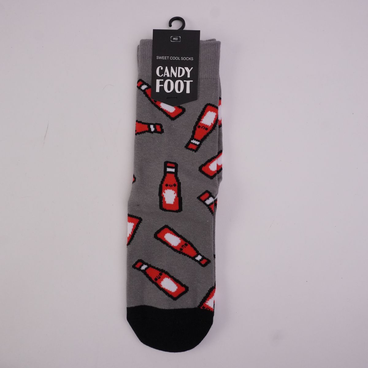 “SWEET COOL SOCKS: Whimsical Ketchup Bottle Casual Socks”