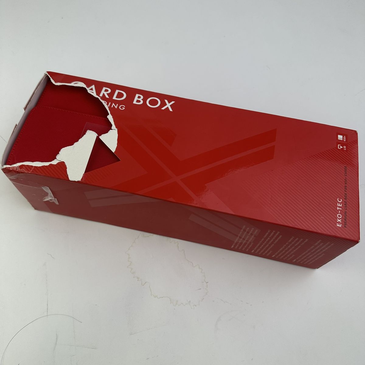 “EXO-TEC Card Box: Stylish, Secure Storage for Collectors”